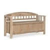 Iris Natural Wash Storage Bench by Linon Home Decor