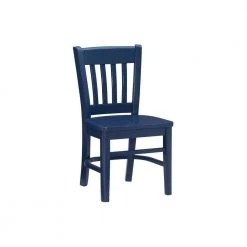 Callie Navy Wood Back and Seat Kids Chair (Set of 2) by Linon Home Decor 13 Callie Navy Wood Back and Seat Kids Chair (Set of 2) by Linon Home Decor -Linon Home Decor Shop navy blue linon home decor kids chairs thdac3756 c3 1000