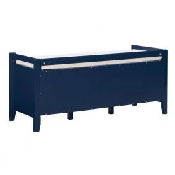 Hattie Navy Entryway Bench by Linon Home Decor -Linon Home Decor Shop navy linon home decor dining benches thd01917 1d 1000