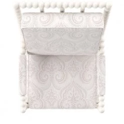 Bridgette Off-White Paisley Spindal Wood Frame Chair by Linon Home Decor -Linon Home Decor Shop off white linon home decor accent chairs thd00641 a0 1000