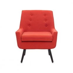 Lynne Pimento Orange Upholstered Chair by Linon Home Decor 14 Lynne Pimento Orange Upholstered Chair by Linon Home Decor -Linon Home Decor Shop orange linon home decor accent chairs thd00635 c3 1000