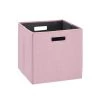 Kinsey Pink Bin (Carton of 2) by Linon Home Decor -Linon Home Decor Shop pink linon home decor kids storage cubes thd03438 64 1000