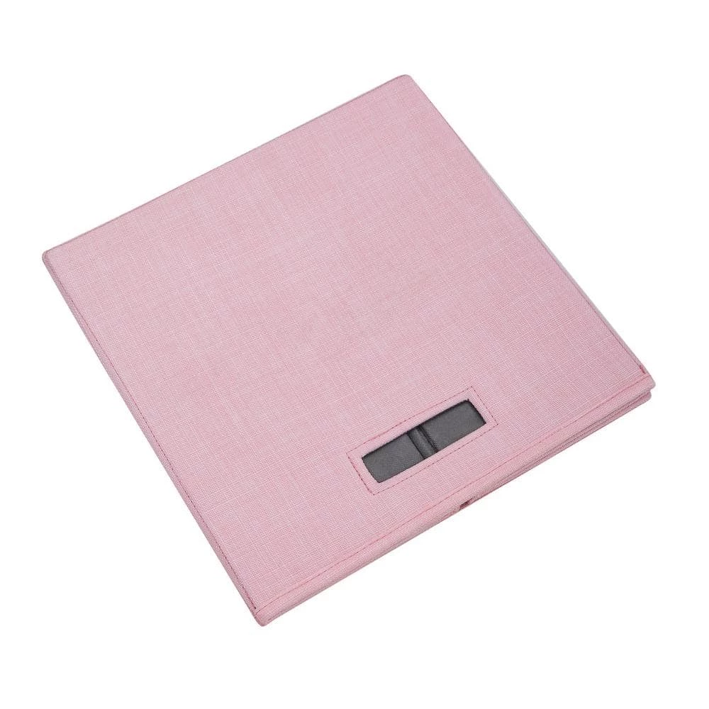 Kinsey Pink Bin (Carton of 2) by Linon Home Decor 4 Kinsey Pink Bin (Carton of 2) by Linon Home Decor - Image 2