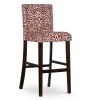Mariko 43 in. H Red Upholstered Espresso Wood 30 in. Seat Height Bar Stool with Padded Seat by Linon Home Decor -Linon Home Decor Shop red linon home decor bar stools thd03213 64 1000