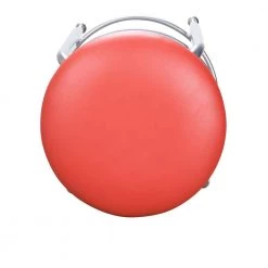 Layton 31 in. Silver Metal Swivel Barstool with Red Faux Leather Seat by Linon Home Decor -Linon Home Decor Shop red linon home decor bar stools thdac3741 a0 1000