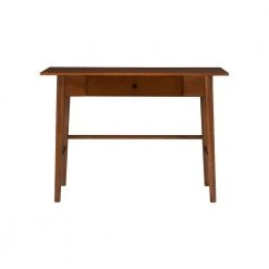 42 in. Rectangular Rich Brown 1 Drawer Writing Desk with Built-In Storage by Linon Home Decor 18 42 in. Rectangular Rich Brown 1 Drawer Writing Desk with Built-In Storage by Linon Home Decor -Linon Home Decor Shop rich brown linon home decor writing desks thd00629 c3 1000