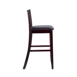 Triena 24 in. Rich Espresso Cushioned Bar Stool by Linon Home Decor -Linon Home Decor Shop rich espresso dark brown linon home decor bar stools 01863esp 01 kd u 4f 1000