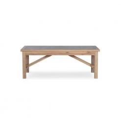 Cayla 48 in. Rustic Brown Large Rectangle Resin Coffee Table by Linon Home Decor -Linon Home Decor Shop rustic brown linon home decor coffee tables thd02054 c3 1000
