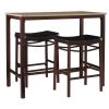 Betty 3-Piece Rustic Brown Bar Table Set by Linon Home Decor -Linon Home Decor Shop rustic brown linon home decor dining room sets 030411mtl01u 64 1000