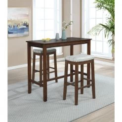 Claridge Rustic Brown 42" Bar Height Pub Table by Linon Home Decor