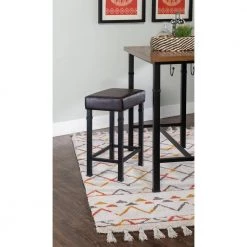 Austin 3-Piece Rustin Brown Bar Table Set by Linon Home Decor -Linon Home Decor Shop rustin brown linon home decor dining room sets 030413mtl01u 4f 1000