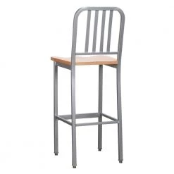 Washington 17.5 in. W x 16.5 in. D x 45 in. H Metal Barstool (Carton of 2) by Linon Home Decor -Linon Home Decor Shop silver linon home decor bar stools thdac03638 66 1000