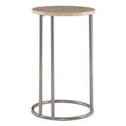 Maureen Silver Capiz Mosaic Accent C Table by Linon Home Decor 16 Maureen Silver Capiz Mosaic Accent C Table by Linon Home Decor -Linon Home Decor Shop silver linon home decor end side tables thd02764 1f 1000