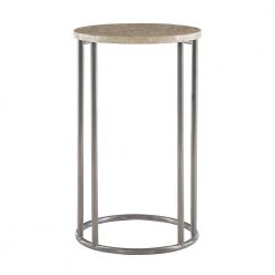 Maureen Silver Capiz Mosaic Accent C Table by Linon Home Decor 17 Maureen Silver Capiz Mosaic Accent C Table by Linon Home Decor -Linon Home Decor Shop silver linon home decor end side tables thd02764 44 1000