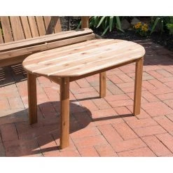 Adirondack 36 in. Teak Medium Oval Wood Coffee Table by Linon Home Decor 17 Adirondack 36 in. Teak Medium Oval Wood Coffee Table by Linon Home Decor -Linon Home Decor Shop teak finish linon home decor coffee tables thd00449 4f 1000