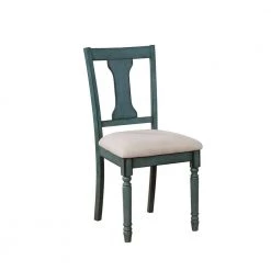 Flores Teal Side Chair (2 pack) by Linon Home Decor