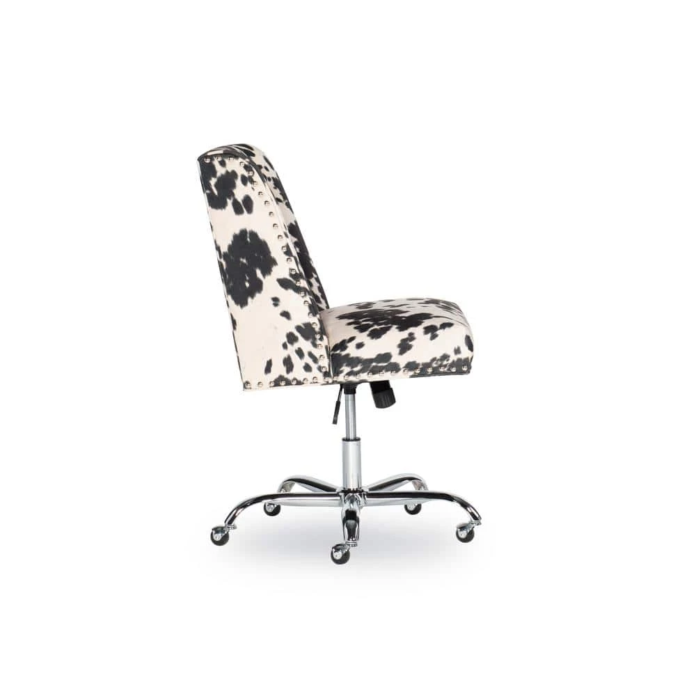 24 in. Width Udder Madness Fabric Task Chair with Adjustable Height by Linon Home Decor 5 24 in. Width Udder Madness Fabric Task Chair with Adjustable Height by Linon Home Decor - Image 3