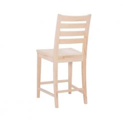 Lindau 39.5 H in. Unfinished Wood Full Back Slat Back Counter-Stool (Carton of 2) by Linon Home Decor -Linon Home Decor Shop unfinished linon home decor bar stools thdac03631 1f 1000