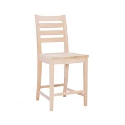 Lindau 39.5 H in. Unfinished Wood Full Back Slat Back Counter-Stool (Carton of 2) by Linon Home Decor -Linon Home Decor Shop unfinished linon home decor bar stools thdac03631 c3 1000