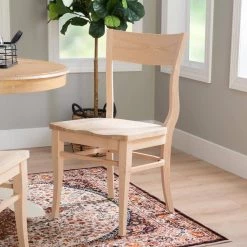 Fallon Unfinished Side Chair (Carton of 2) by Linon Home Decor 19 Fallon Unfinished Side Chair (Carton of 2) by Linon Home Decor -Linon Home Decor Shop unfinished linon home decor dining chairs thdac03633 44 1000