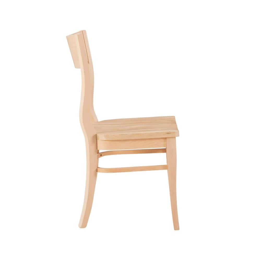 Fallon Unfinished Side Chair (Carton of 2) by Linon Home Decor 4 Fallon Unfinished Side Chair (Carton of 2) by Linon Home Decor - Image 2