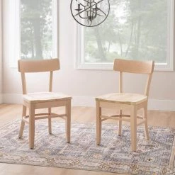 Rolo Unfinished Dining Chair (2-Pack) by Linon Home Decor -Linon Home Decor Shop unfinished linon home decor dining chairs thdac03731 76 1000
