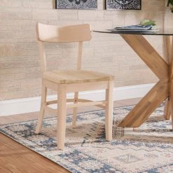 Rolo Unfinished Dining Chair (2-Pack) by Linon Home Decor -Linon Home Decor Shop unfinished linon home decor dining chairs thdac03731 fa 1000