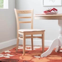 Betty Unfinished Solid Wood Dining Chair (Carton of 2) by Linon Home Decor -Linon Home Decor Shop unfinished linon home decor dining chairs thdac3854 1f 1000