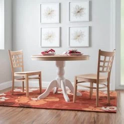 Dixie Unfinished Solid Wood Dining Chair (Carton of 2) by Linon Home Decor -Linon Home Decor Shop unfinished linon home decor dining chairs thdac3855 31 1000