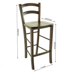 29 in. H Carson Dark Walnut Bar Stool (Set of 2) by Linon Home Decor -Linon Home Decor Shop walnut linon home decor bar stools thd02988 44 1000