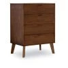 Willis 4-Drawer Chest by Linon Home Decor 1 Willis 4-Drawer Chest by Linon Home Decor -Linon Home Decor Shop walnut linon home decor chest of drawers thd02054 64 1000