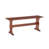 Zoe Walnut Simple bench 17.25" H x 43.25" W x 12" D by Linon Home Decor 2 Zoe Walnut Simple bench 17.25" H x 43.25" W x 12" D by Linon Home Decor -Linon Home Decor Shop walnut linon home decor dining benches thd03563 64 1000