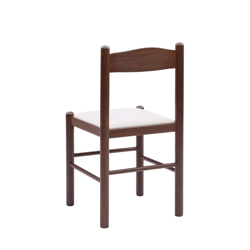 Stuhr Walnut Side Chair Polyester Fabric (2-Pack) by Linon Home Decor 7 Stuhr Walnut Side Chair Polyester Fabric (2-Pack) by Linon Home Decor - Image 5