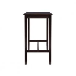 Concord 3-Pieces Walnut and Linen Wood Top Bar Set by Linon Home Decor 21 Concord 3-Pieces Walnut and Linen Wood Top Bar Set by Linon Home Decor -Linon Home Decor Shop walnut linon home decor dining room sets thd04127 1f 1000