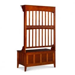 Mission Walnut Hall Tree with Storage by Linon Home Decor 17 Mission Walnut Hall Tree with Storage by Linon Home Decor -Linon Home Decor Shop walnut linon home decor hall trees 84017walc 01 kd u 4f 1000