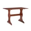 Zoe 43.25 in. Rectangle Walnut Wood top Nook Table (Seats 2) by Linon Home Decor -Linon Home Decor Shop walnut linon home decor kitchen dining tables thd03550 64 1000