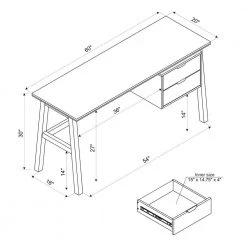 Brinson 60" in. wide Rectangle Walnut wood 2 drawer writing Storage Desk by Linon Home Decor 18 Brinson 60" in. wide Rectangle Walnut wood 2 drawer writing Storage Desk by Linon Home Decor -Linon Home Decor Shop walnut linon home decor writing desks thd02920 44 1000