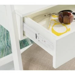 Andre White Leaning Vanity with Stool by Linon Home Decor -Linon Home Decor Shop warm white linon home decor makeup vanities thd04031 77 1000