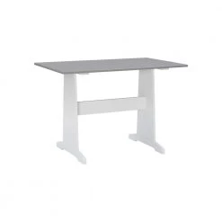 Ardmore 3 Piece White and Grey Breakfast Nook Dining Set by Linon Home Decor 21 Ardmore 3 Piece White and Grey Breakfast Nook Dining Set by Linon Home Decor -Linon Home Decor Shop white and grey linon home decor dining room sets thd02974 4f 1000