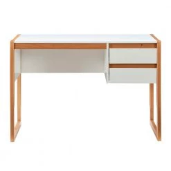 Henry 43.25 in. Rectangular White and Natural Wood with 2 Drawers Writing Desk by Linon Home Decor 16 Henry 43.25 in. Rectangular White and Natural Wood with 2 Drawers Writing Desk by Linon Home Decor -Linon Home Decor Shop white and natural linon home decor writing desks thd03175 c3 1000