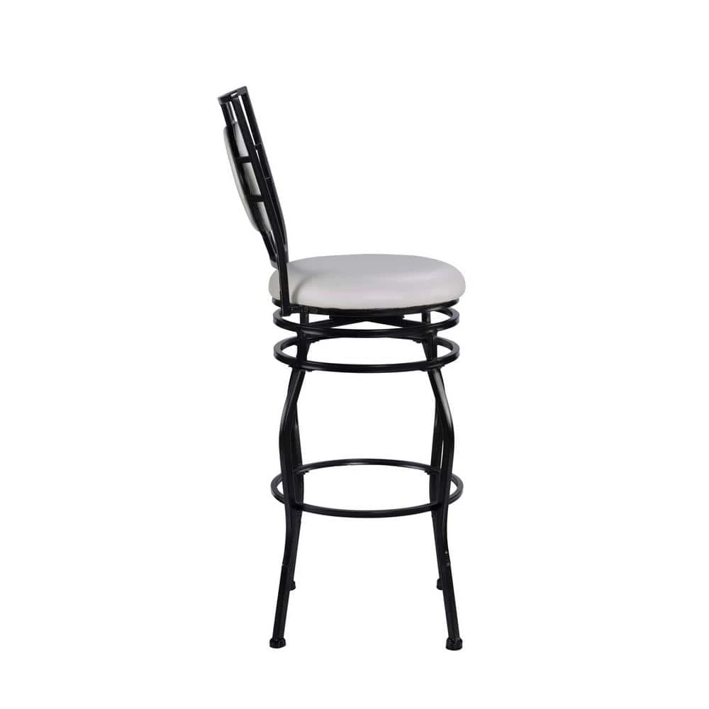 Townsend Adjustable Height Black Cushioned Bar Stool by Linon Home Decor 9 Townsend Adjustable Height Black Cushioned Bar Stool by Linon Home Decor - Image 7