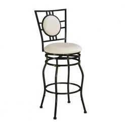 Townsend Adjustable Height Black Cushioned Bar Stool by Linon Home Decor 14 Townsend Adjustable Height Black Cushioned Bar Stool by Linon Home Decor -Linon Home Decor Shop white black linon home decor bar stools 03282mtl 01 kd u c3 1000