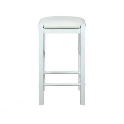 Mina White Backless 25 in. Counter Stools (Set of 2) by Linon Home Decor -Linon Home Decor Shop white linon home decor bar stools thd02856 1f 1000
