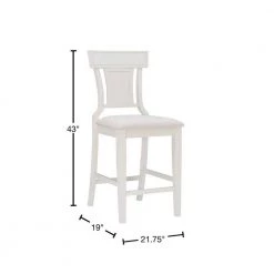26 in. H Maxwell White Counter Stool by Linon Home Decor 12 26 in. H Maxwell White Counter Stool by Linon Home Decor -Linon Home Decor Shop white linon home decor bar stools thd02969 40 1000