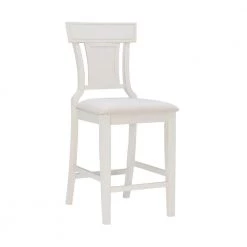 Linon Home Decor Shop 22 26 in. H Maxwell White Counter Stool by Linon Home Decor