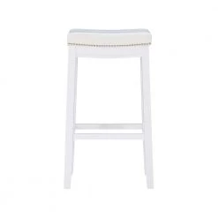 32 in. H Claridge White Backless Bar Stool by Linon Home Decor -Linon Home Decor Shop white linon home decor bar stools thd02970 c3 1000