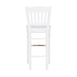 Garden 43.75 in. H White Wood Back LadderBack Barstool (Carton of 2) by Linon Home Decor -Linon Home Decor Shop white linon home decor bar stools thdac03657 66 1000