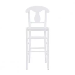 Honus White 44.75 in. H Barstool w/wood seat (Set of 2) by Linon Home Decor -Linon Home Decor Shop white linon home decor bar stools thdac04010 4f 1000