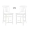 Fargo White Counter stool with wood Seat (2 pk) by Linon Home Decor -Linon Home Decor Shop white linon home decor bar stools thdac04046 64 1000