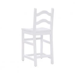 Calabash White Counter stool with Wood Seat (2 pk) by Linon Home Decor -Linon Home Decor Shop white linon home decor bar stools thdac04047 44 1000